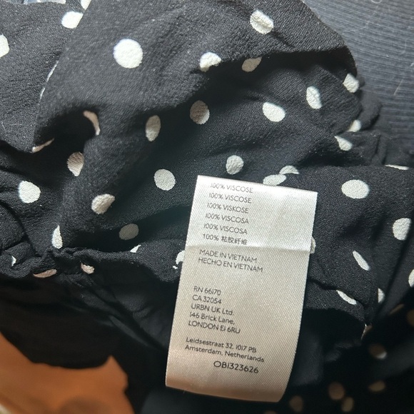 Free People Polka Dot Crop Top Size 6 - Picture 5 of 8